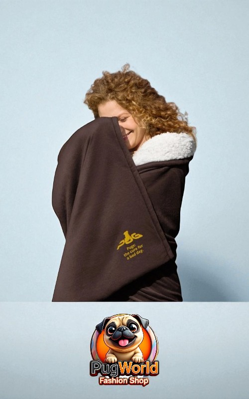 sherpa blanket with logo